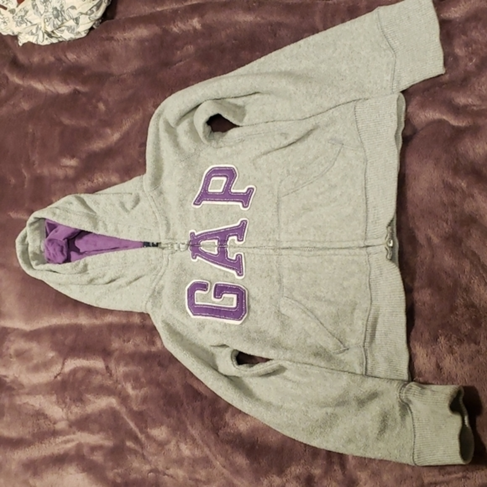 Girls size up fleece sweater jacket
